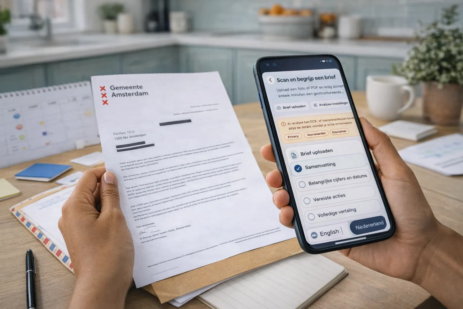 Scan Letters and Documents with AI